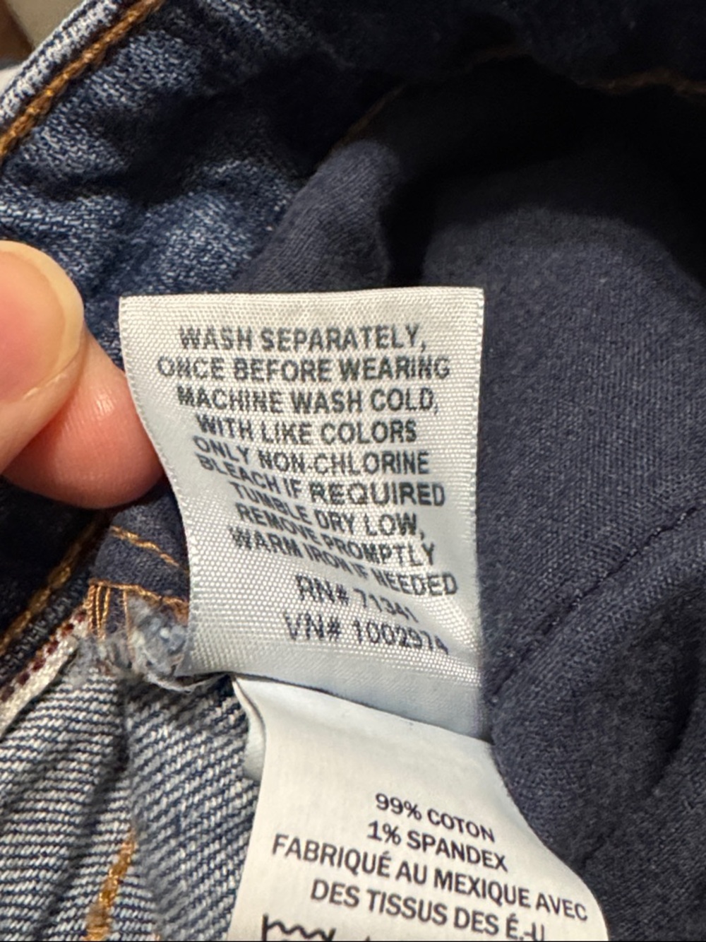L.L. Bean Women’s Favorite Fit Blue Denim Jeans Size 8 - Picture 5 of 5